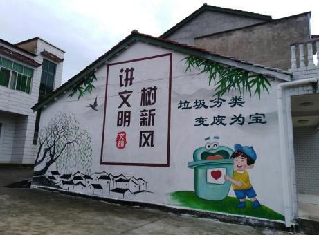 中方墙绘是现在流行的墙体广告