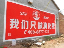 中方刷墙广告”蕴含了时代命题
