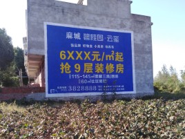 中方墙体广告的好处