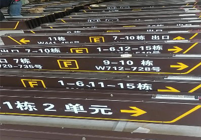 中方广告标识中，常见的几种安装方式。